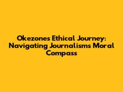 Okezone's Ethical Journey: Navigating Journalism's Moral Compass